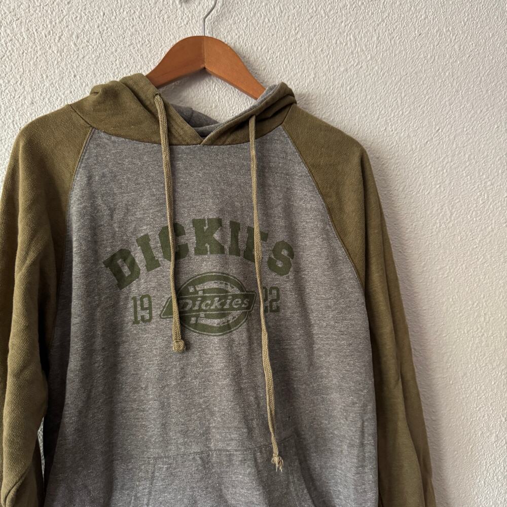 Dickies Hooded Sweatshirt Medium Colorblock - Picture 3 of 4